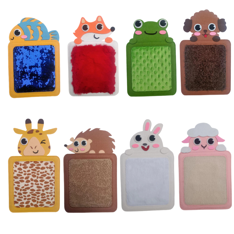 Sensory Cartoon Mats with Tactile Surface -  Animal Cognition