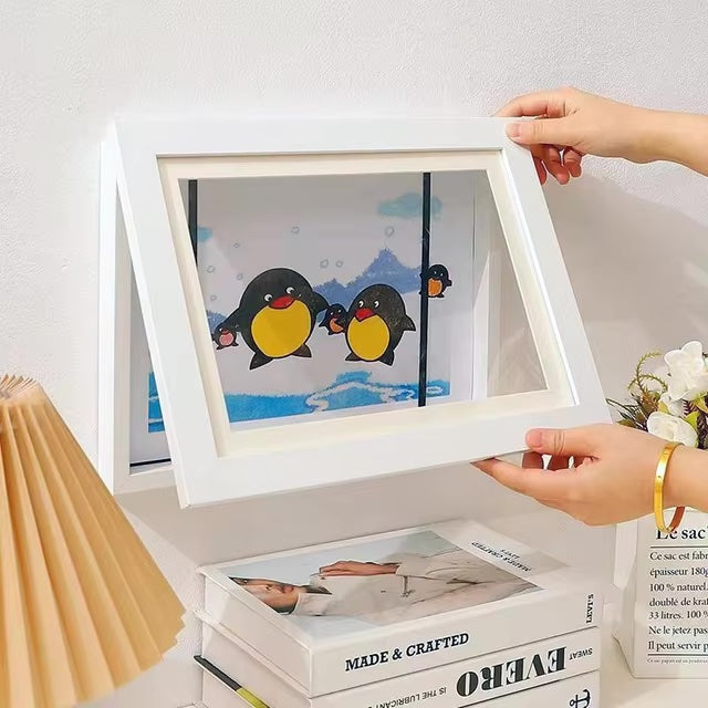Kids Art Display Frame with Open Front
