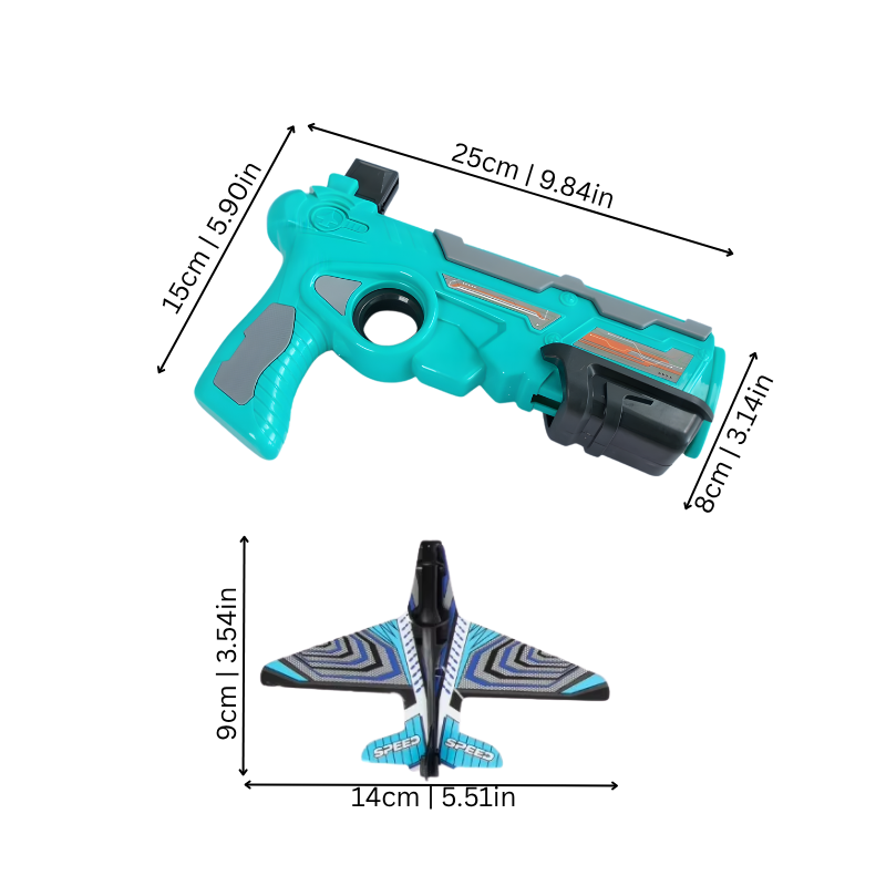 Plane Launcher Toy - Catapult Gun Range for Kids