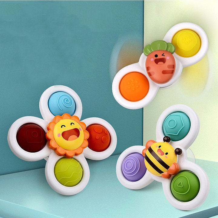 Baby Insect Spinner Toys – Bath-Safe Rattles for Infant