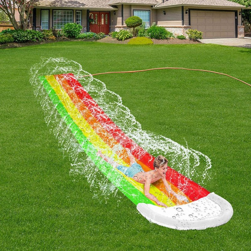 480cm Water Slide with Splash Pool – Garden Summer Fun