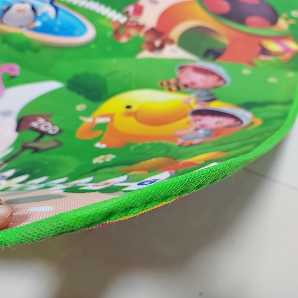 Double-sided Crawling Play Mat with Educational Prints