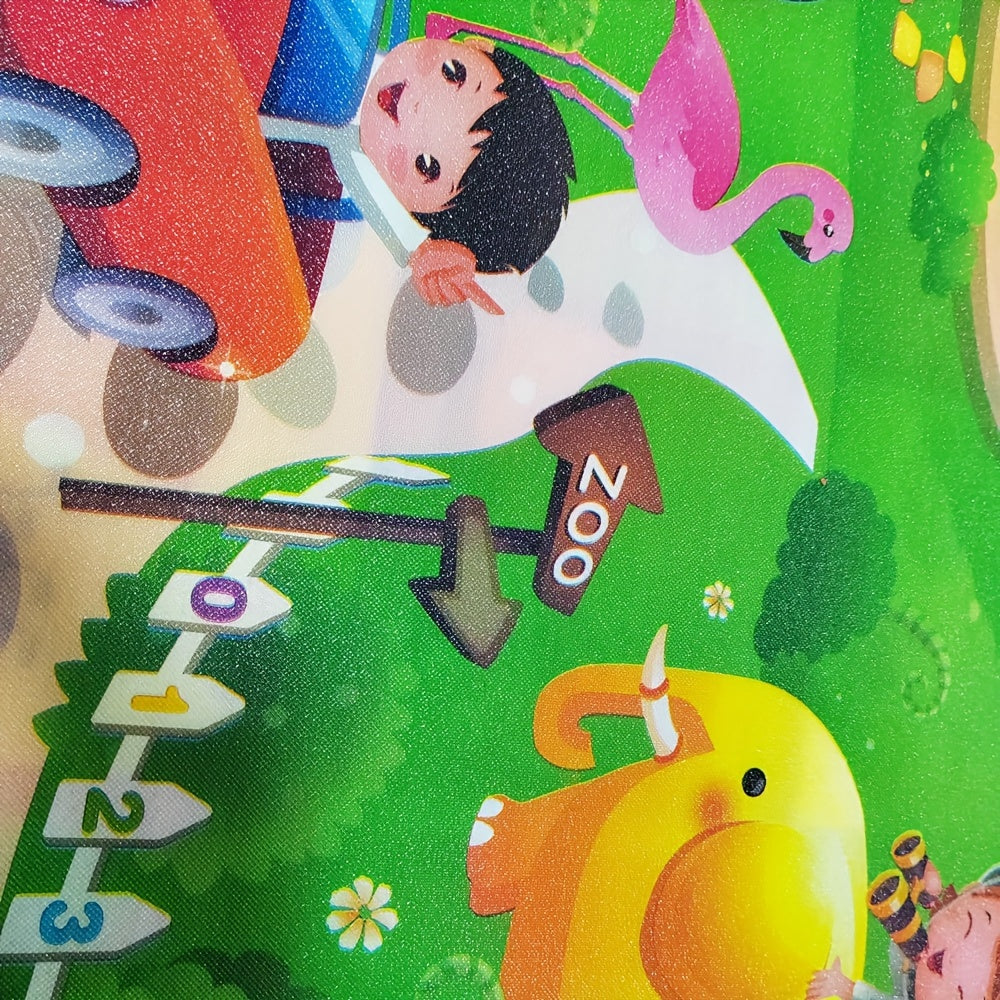 Double-sided Crawling Play Mat with Educational Prints