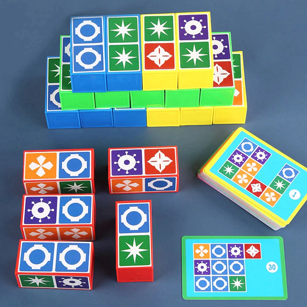 Block Matching Puzzle Game for Kids with Cards