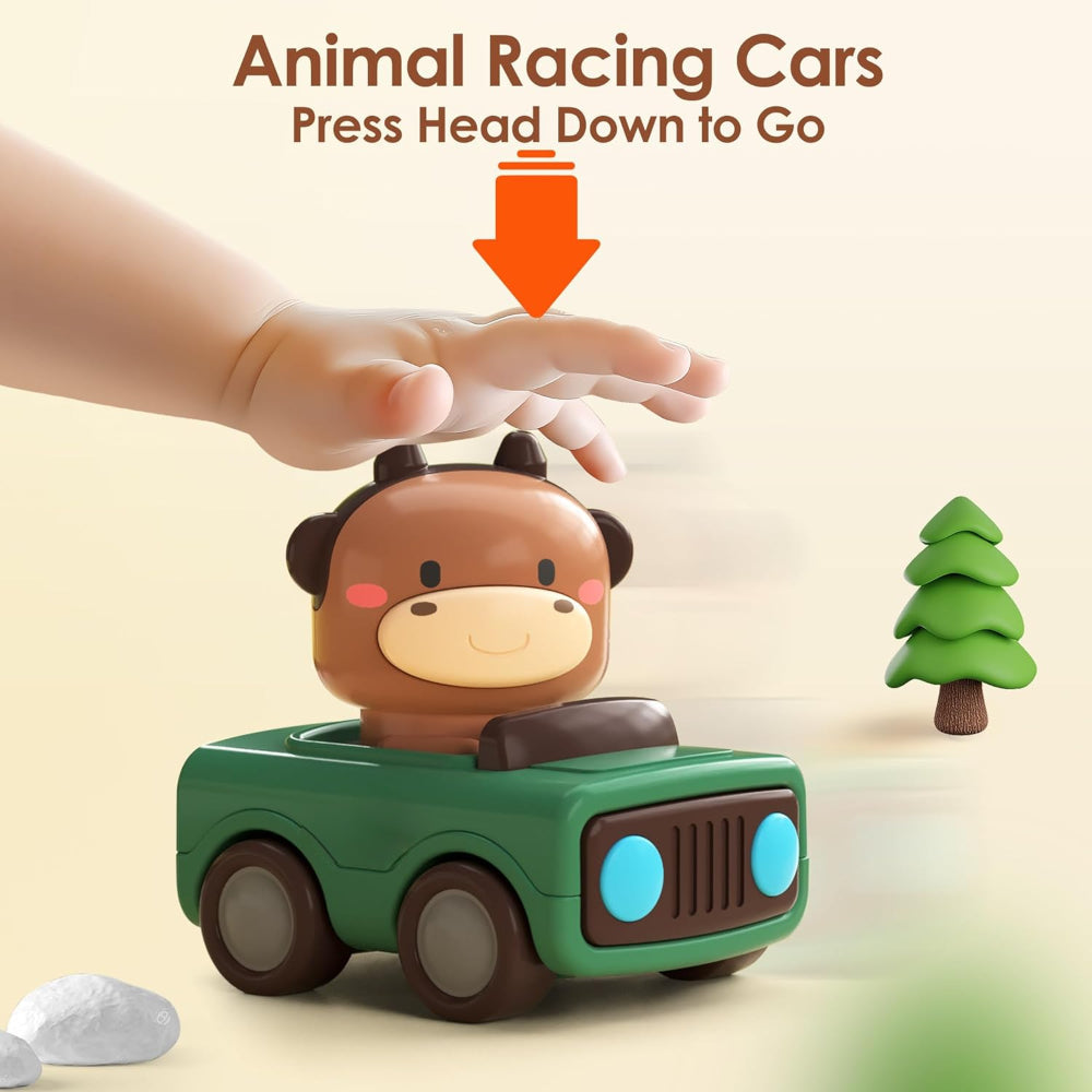 Push & Go Animal Cars – No-Battery Toy Vehicles for Toddlers