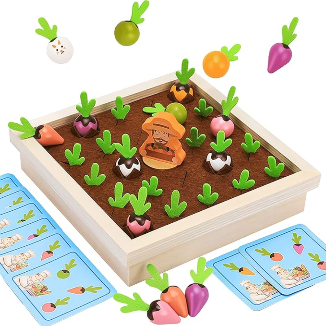 Garden Memory Educational Toy - Vegetable Pulling
