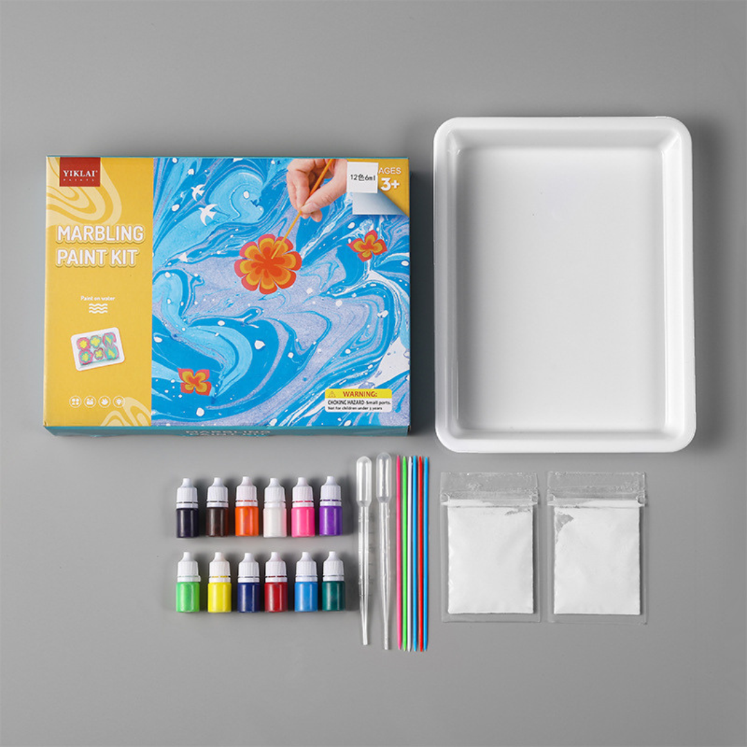 Marbling Paint Art Kit with Color Inks - Creative Crafts