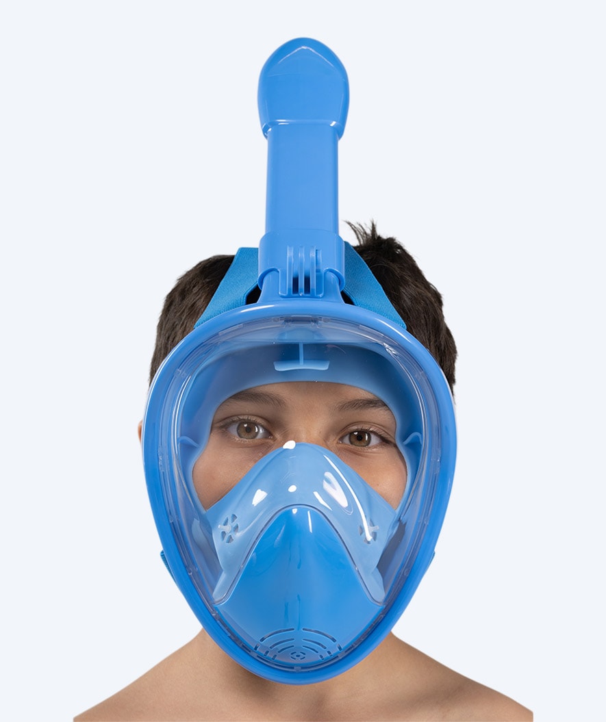Snorkel Full Face Mask with Waterproof and 180° Visibility