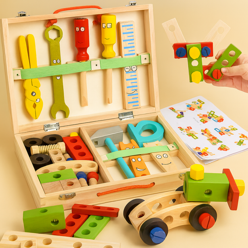 Wooden Tool Set - Assembly Simulation Carpenter