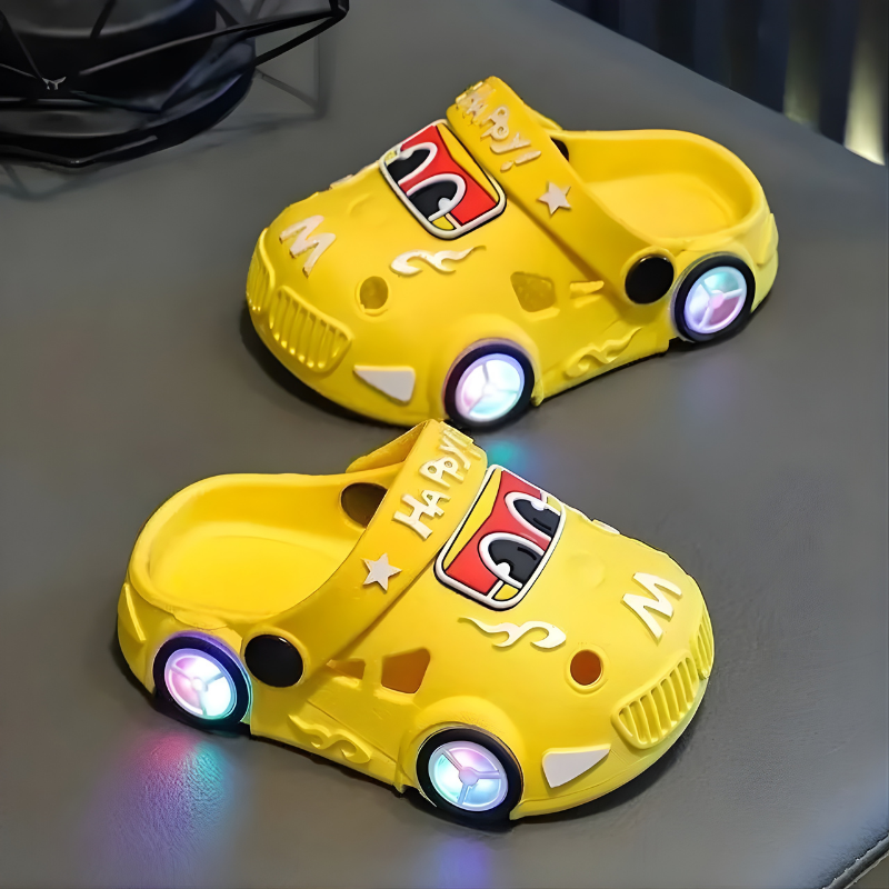 Anti-Slip Cartoon Slipper with Lights for Kids
