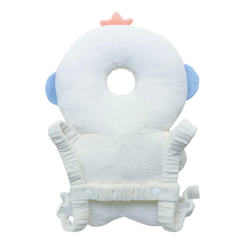 Plush Head Protection Backpack for Infants - Walking Safety Cushion