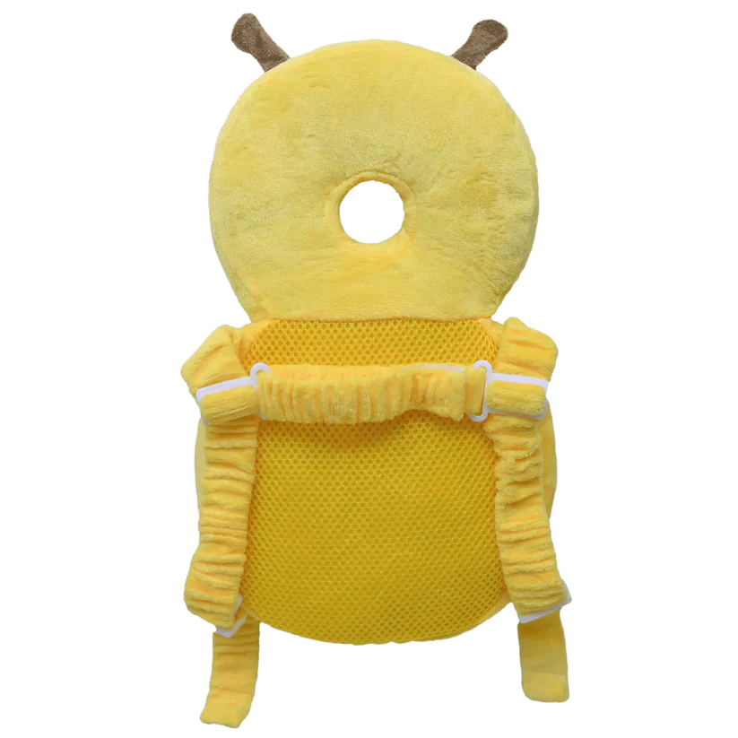 Plush Head Protection Backpack for Infants - Walking Safety Cushion