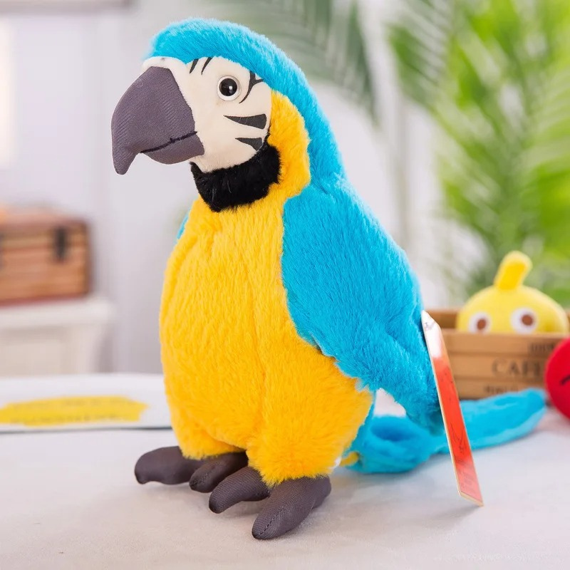 Soft Talking Bird Toy with Voice Mimic - Interactive Fun