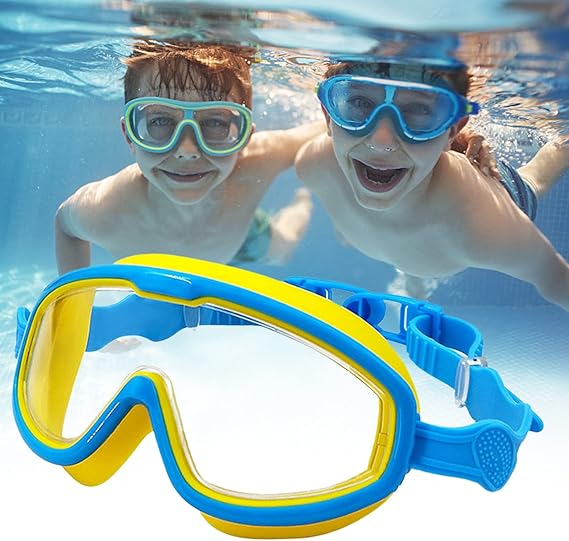 Kids Swim Goggles with Anti-Fog Lens