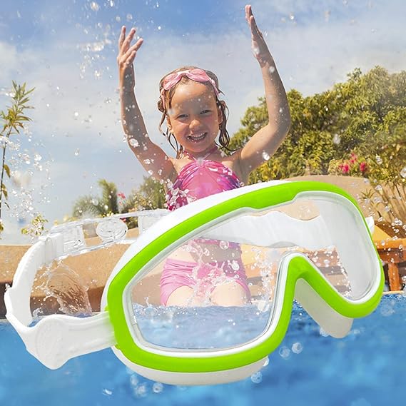 Kids Swim Goggles with Anti-Fog Lens