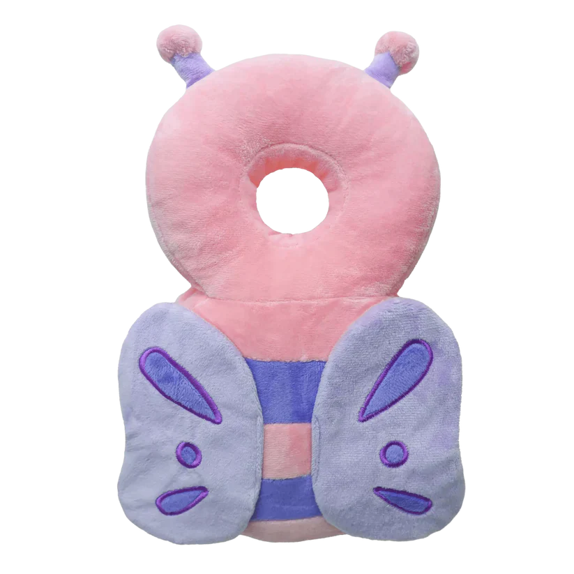 Plush Head Protection Backpack for Infants - Walking Safety Cushion