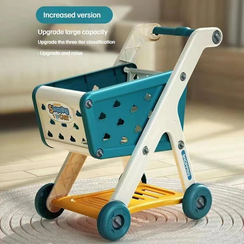 Shopping Cart with Grocery Set -  Early Education Toys