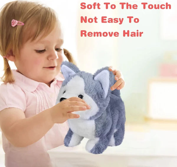 Interactive Plush Dog – Touch & Sound Response Toy