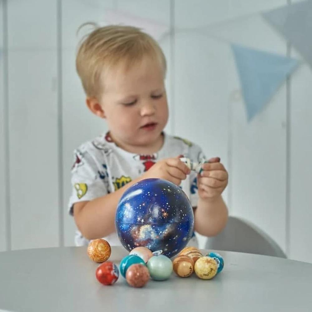 Planet Model Resin Artwork Set - Decorative Universe