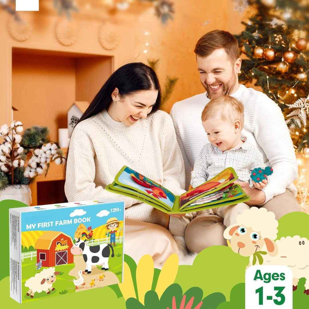 Montessori Farm Story Book – Interactive Early Learning for Toddlers