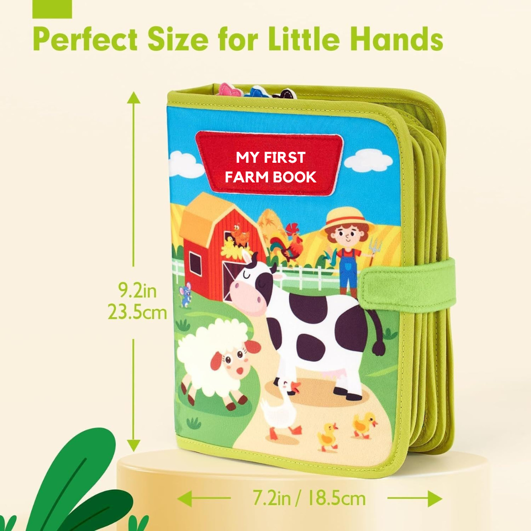 Montessori Farm Story Book – Interactive Early Learning for Toddlers