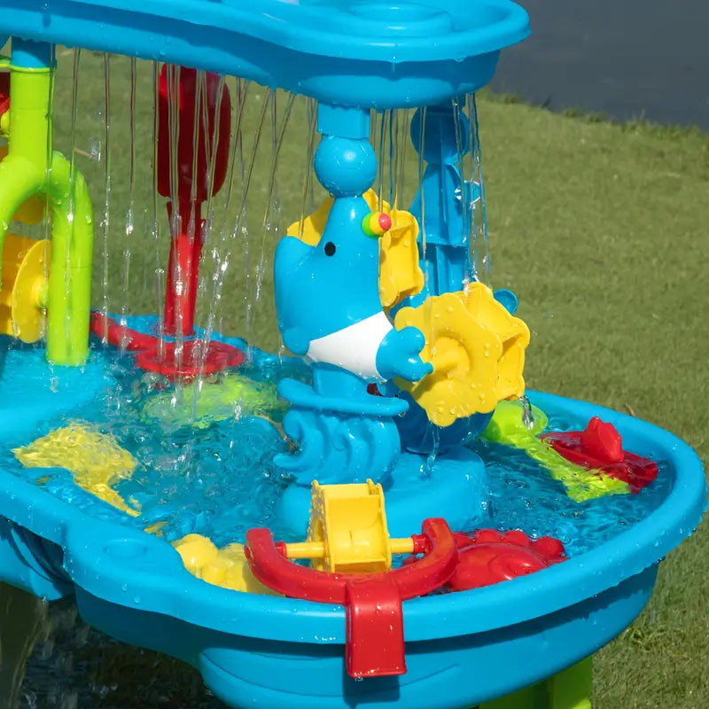 Stacking Bath Tower Toy with Water Wheels for Kids