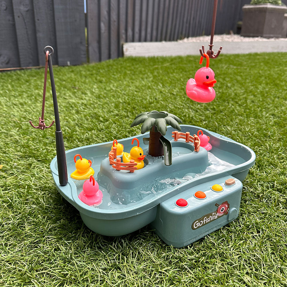 Rotating Duck Fishing Game – Motor Skills Toy with 2 Rods