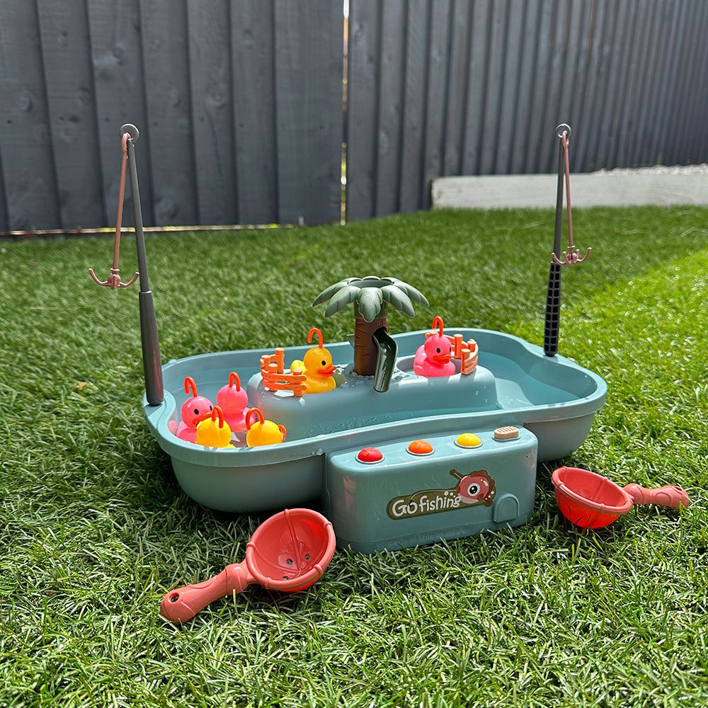 Rotating Duck Fishing Game – Motor Skills Toy with 2 Rods