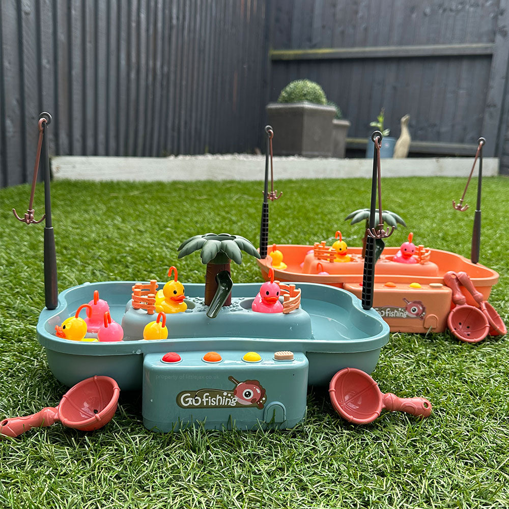 Rotating Duck Fishing Game – Motor Skills Toy with 2 Rods