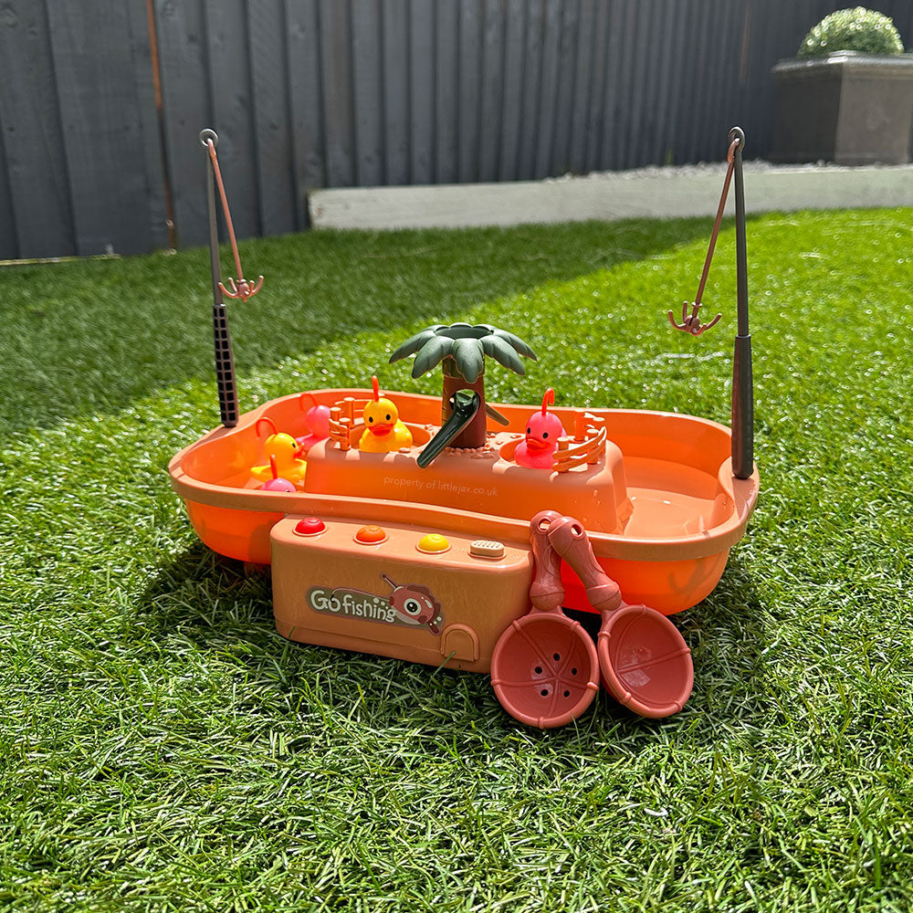 Rotating Duck Fishing Game – Motor Skills Toy with 2 Rods