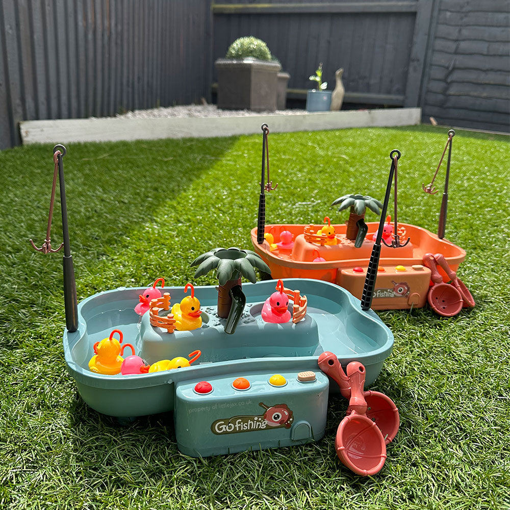 Rotating Duck Fishing Game – Motor Skills Toy with 2 Rods