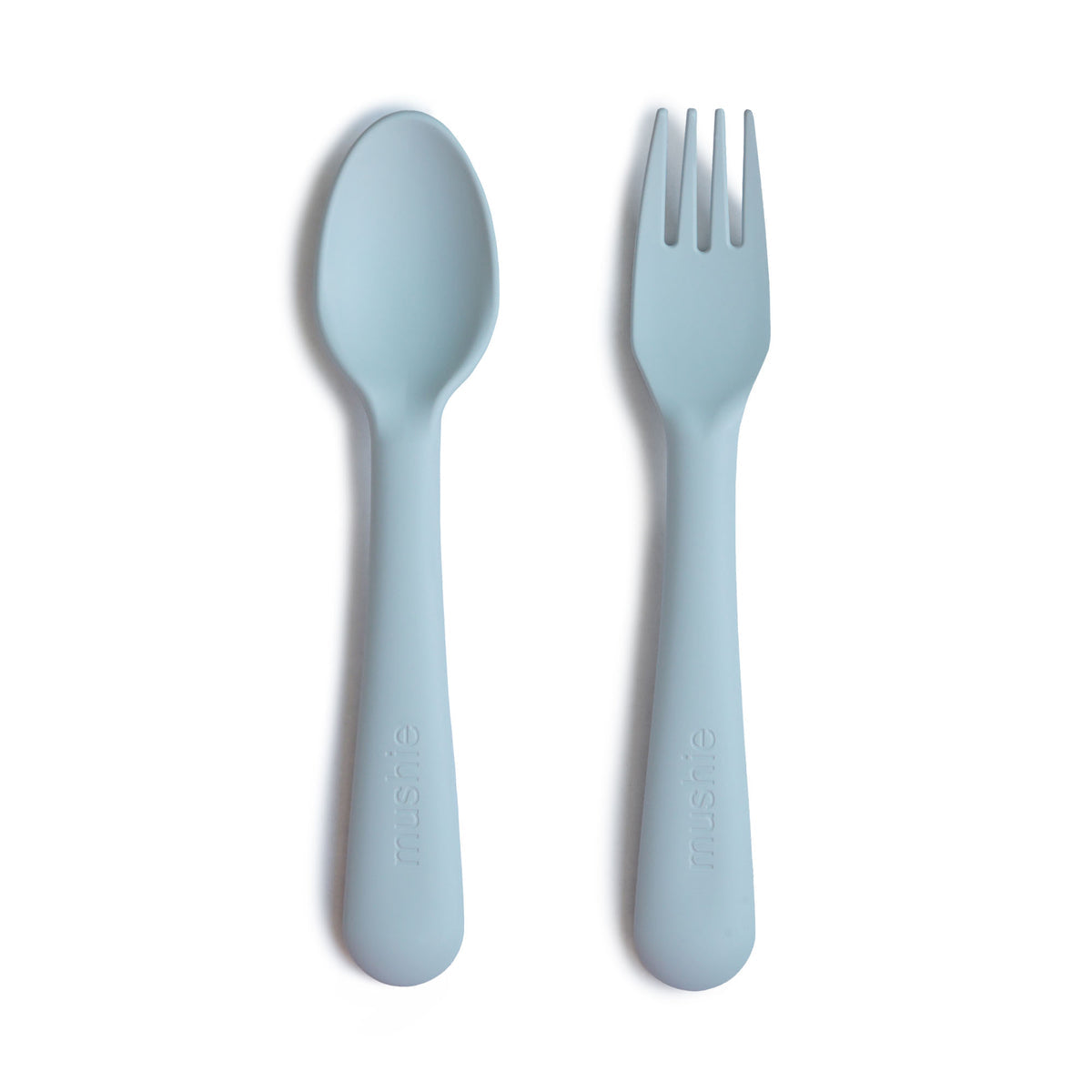 Easy-Grip Toddler Utensils with BPA-Free Fork and Spoon Set