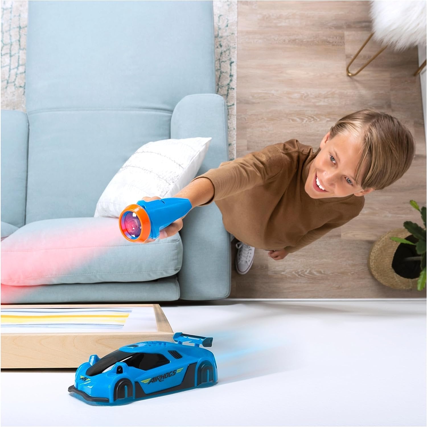Laser-Climbing RC Stunt Car – 360° LED Action for Kids