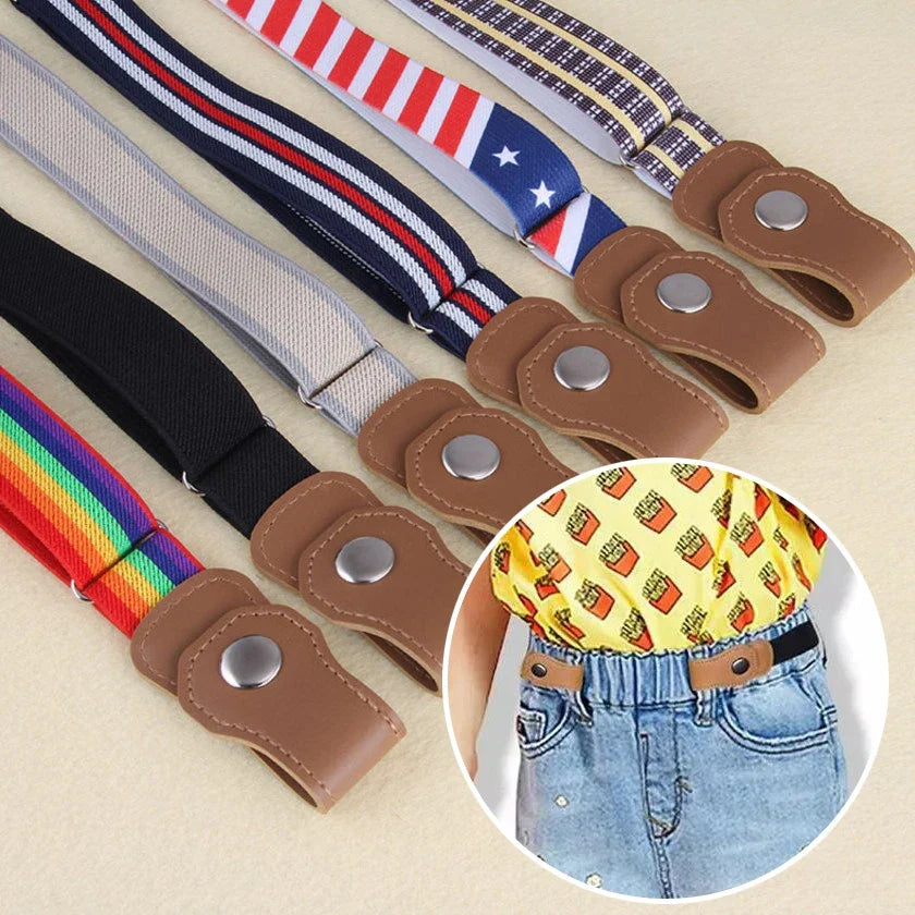 Kids Stretch Belt with Adjustable Buckle