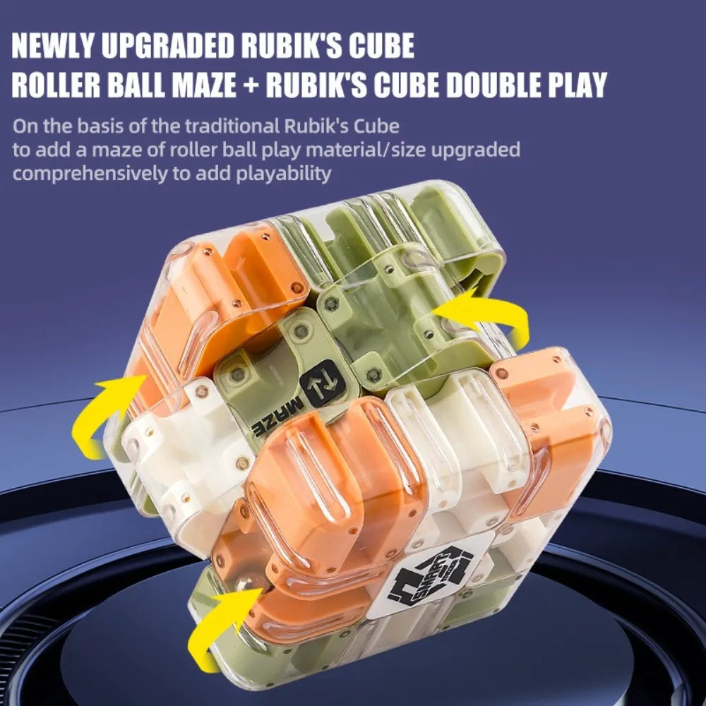 Metal Ball Maze Cube – Compact Puzzle Game for All Ages