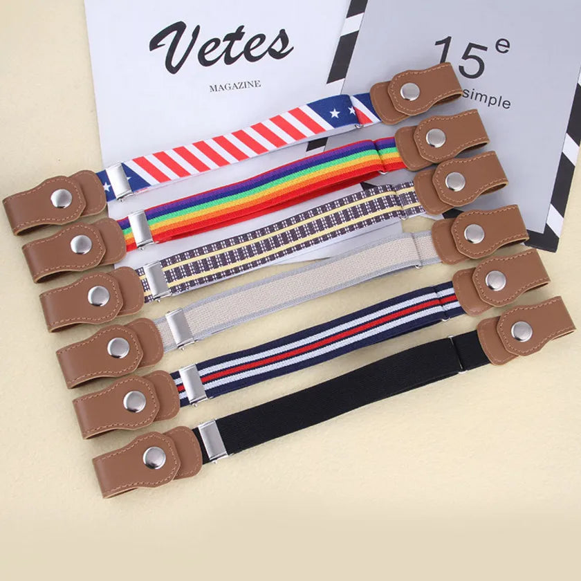Kids Stretch Belt with Adjustable Buckle
