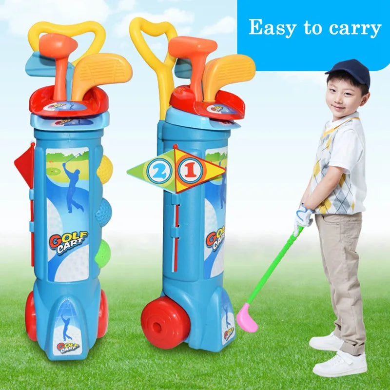 Kids Golf Set with Clubs and Balls - Outdoor Sports