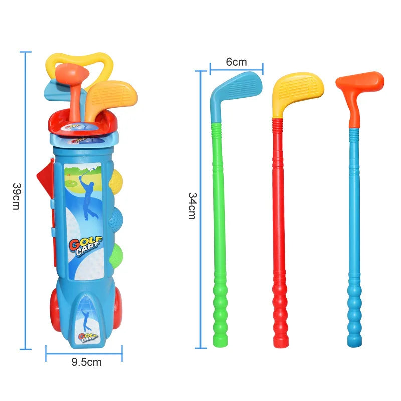 Kids Golf Set with Clubs and Balls - Outdoor Sports