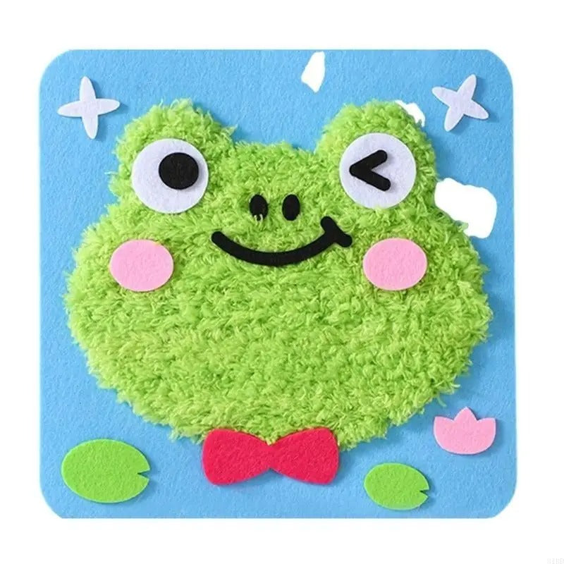 DIY Embroidery Doll Kit with Threads - Sewing Crafts