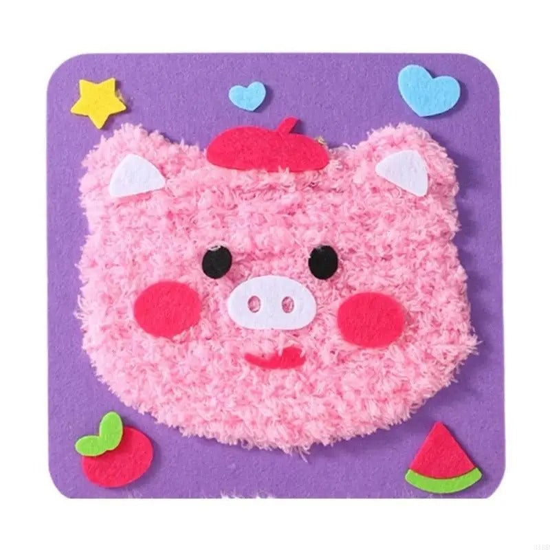 DIY Embroidery Doll Kit with Threads - Sewing Crafts