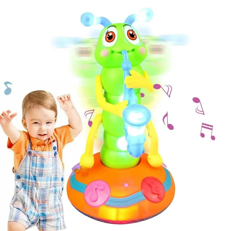 Dancing Saxophone Caterpillar Toy with Music
