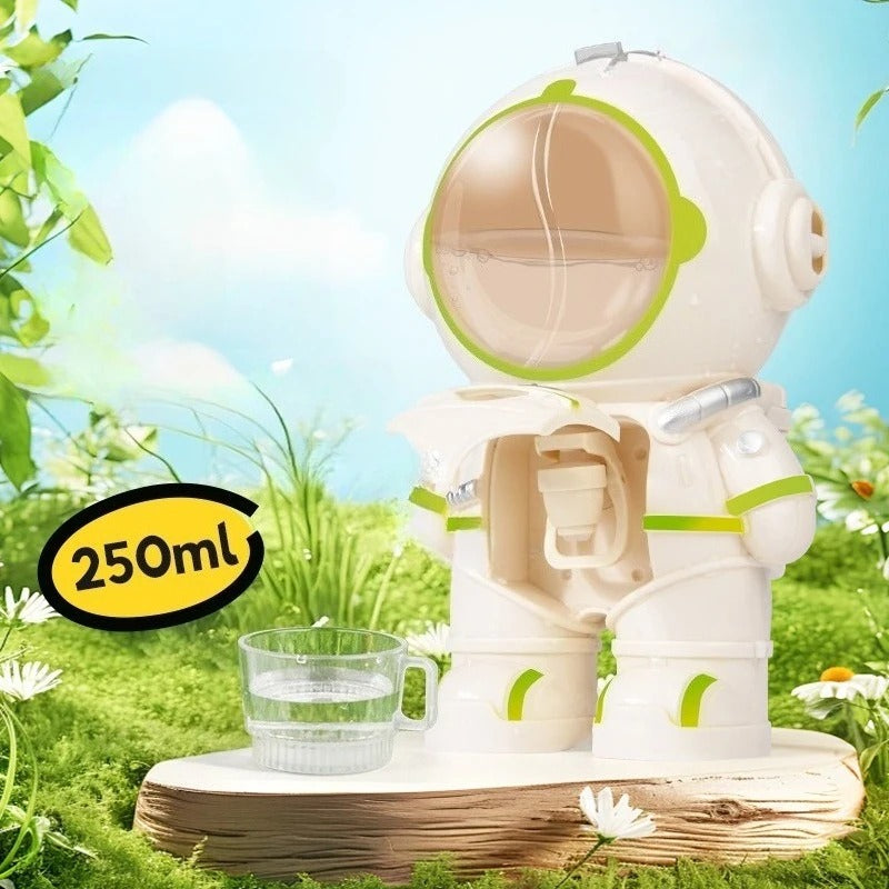 Astronaut Drinking Bottle with Straw for Kids