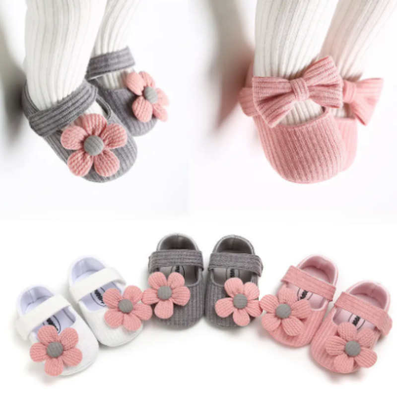 Soft Breathable Baby Shoes – Gentle First Walkers for Infants