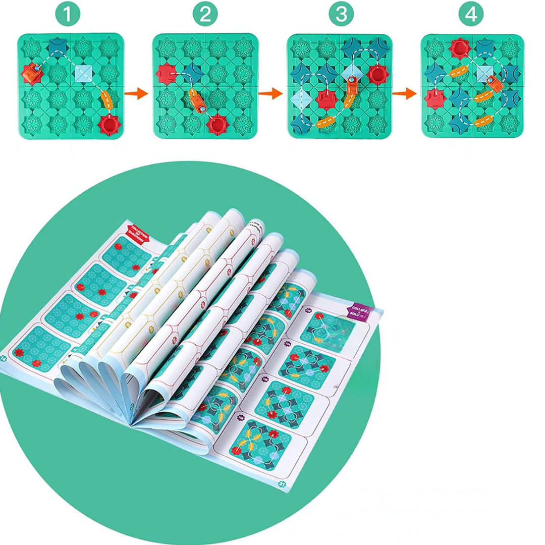 Montessori Street Puzzle with 118 Logic-Building Challenges