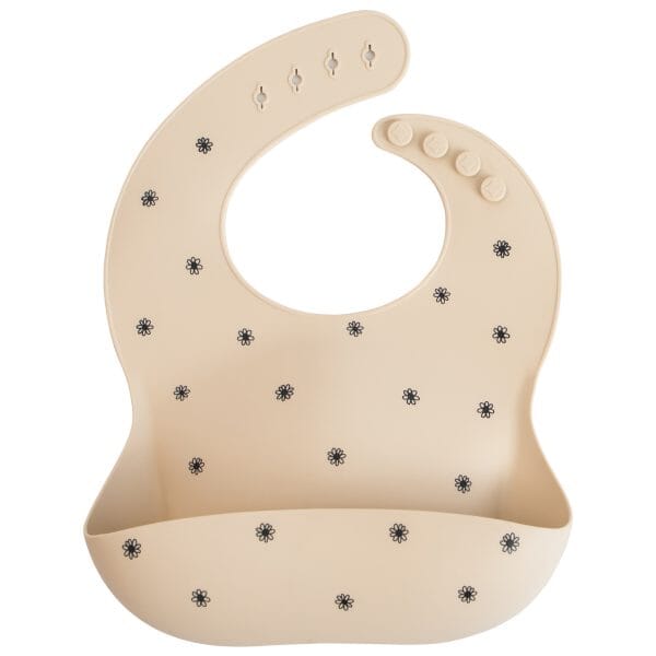 Silicone Baby Bib with Deep Pocket Tray for Mess-Free Feeding