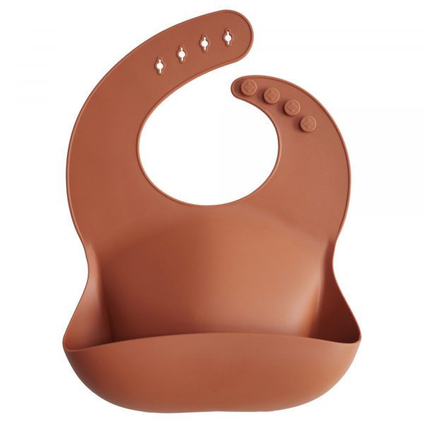 Silicone Baby Bib with Deep Pocket Tray for Mess-Free Feeding