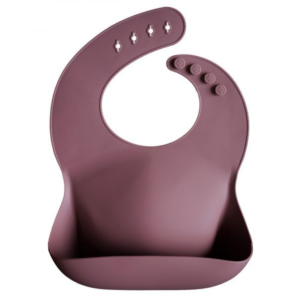 Silicone Baby Bib with Deep Pocket Tray for Mess-Free Feeding