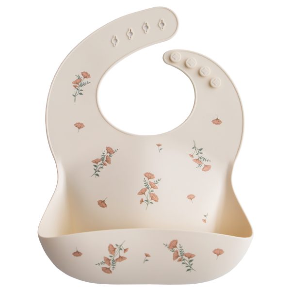 Silicone Baby Bib with Deep Pocket Tray for Mess-Free Feeding