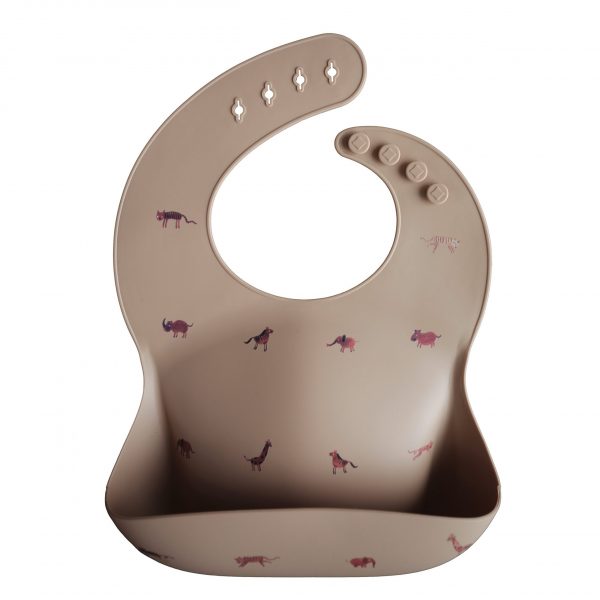 Silicone Baby Bib with Deep Pocket Tray for Mess-Free Feeding