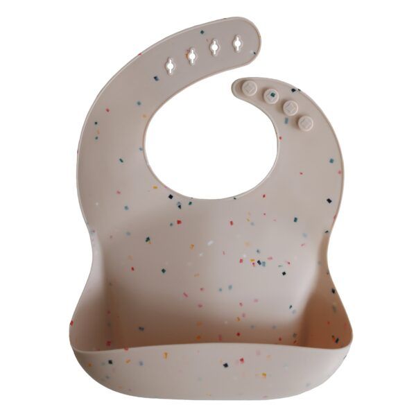 Silicone Baby Bib with Deep Pocket Tray for Mess-Free Feeding
